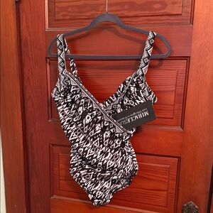 Miraclesuit Monochrome Patterned Kids One Piece